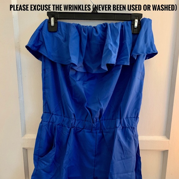 2/$35 Petite XL Strapless Play Suit Romper - Picture 3 of 5